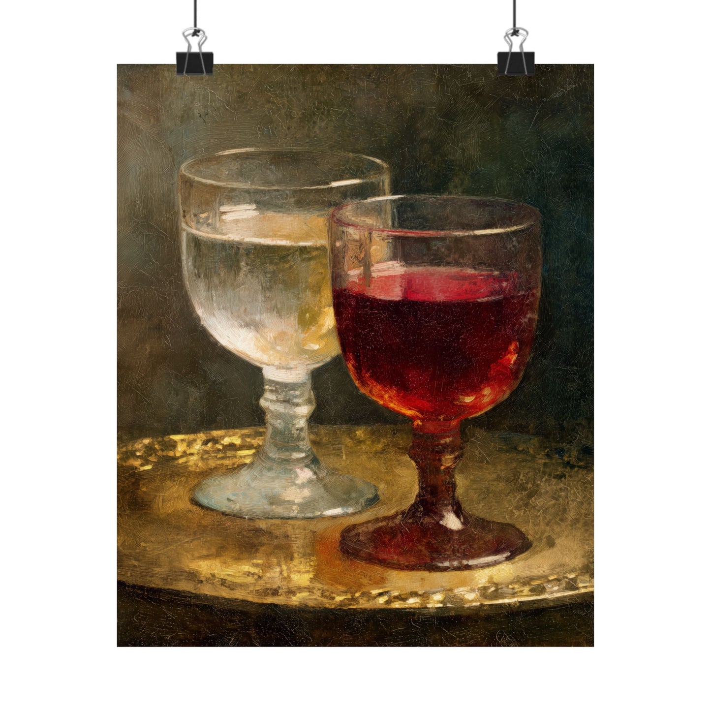 Cana and the Miracle of Abundance - Water into Wine - Sanctified Souls Print - Multiple Sizes - Premium Matte Vertical Posters