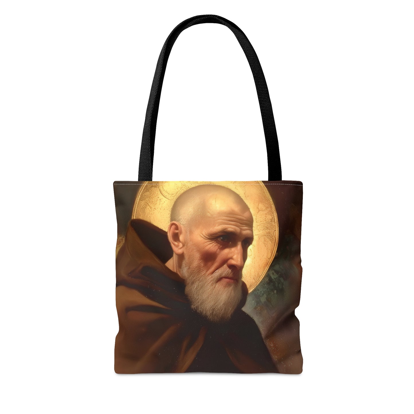 Saint Ignatius of Laconi - Tote Bag - Large Medium Small Faith Art Bag - Catholic Faith Purse