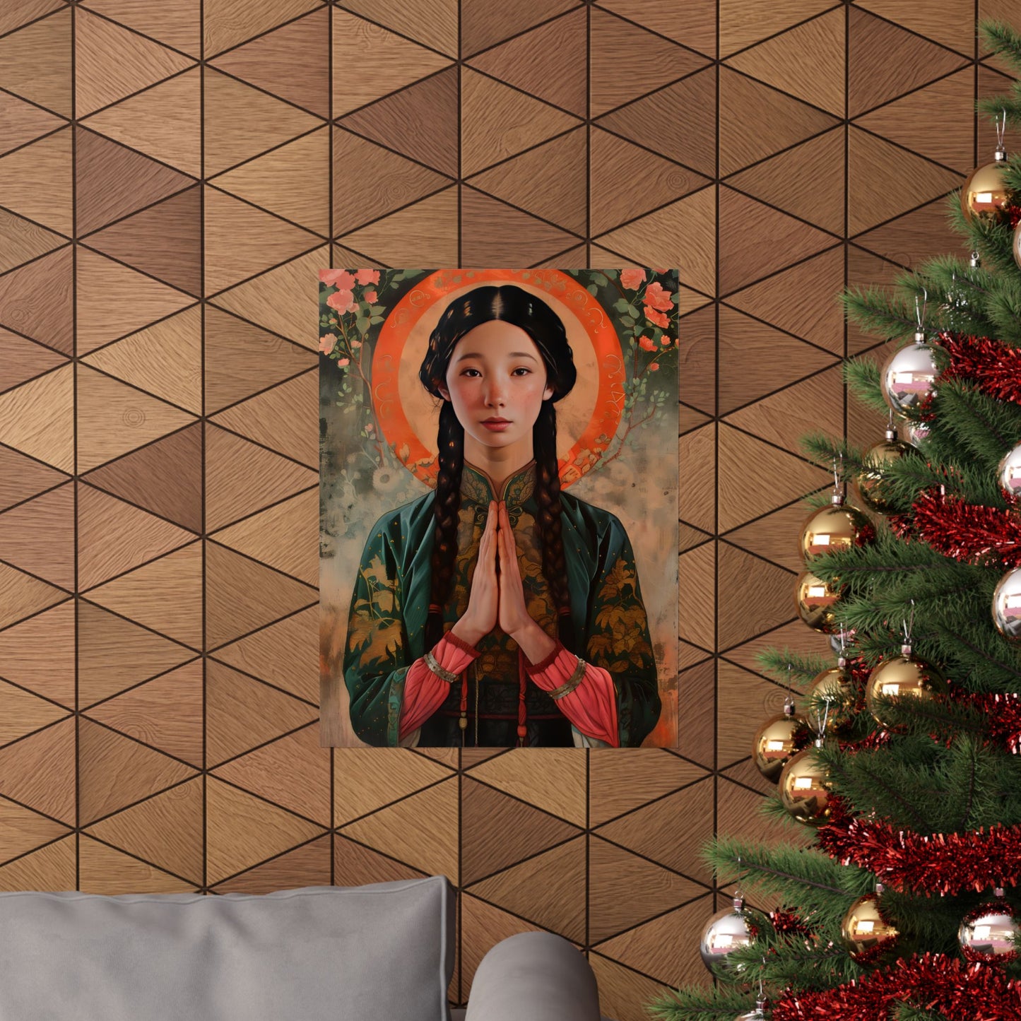 Saint Anna Wang - Sanctified Souls Print - Multiple Sizes - Premium Matte Vertical Posters -  Martyr of China