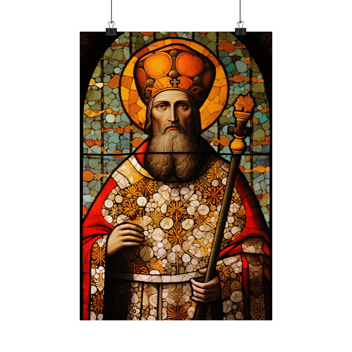 Saint Henry the II - Sanctified Souls Print - Multiple Sizes - Premium Matte Vertical Posters