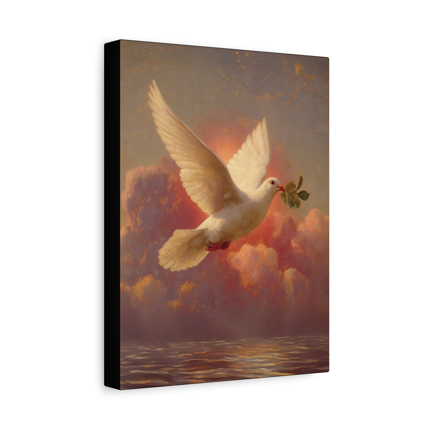 The Spirit Who Restored the Horizon - Holy Spirit - The Dove- Gallery Wrapped Canvas - Print - Religious Art for your Home - Catholic