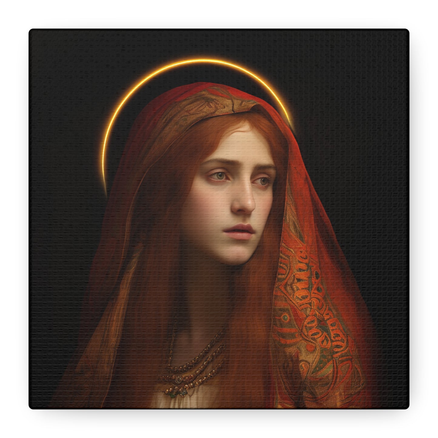 The Beloved Disciple - Mary Magdalene's Devotion - Museum Wrapped Canvas - Sanctified Souls Print - Religious Art for your Home