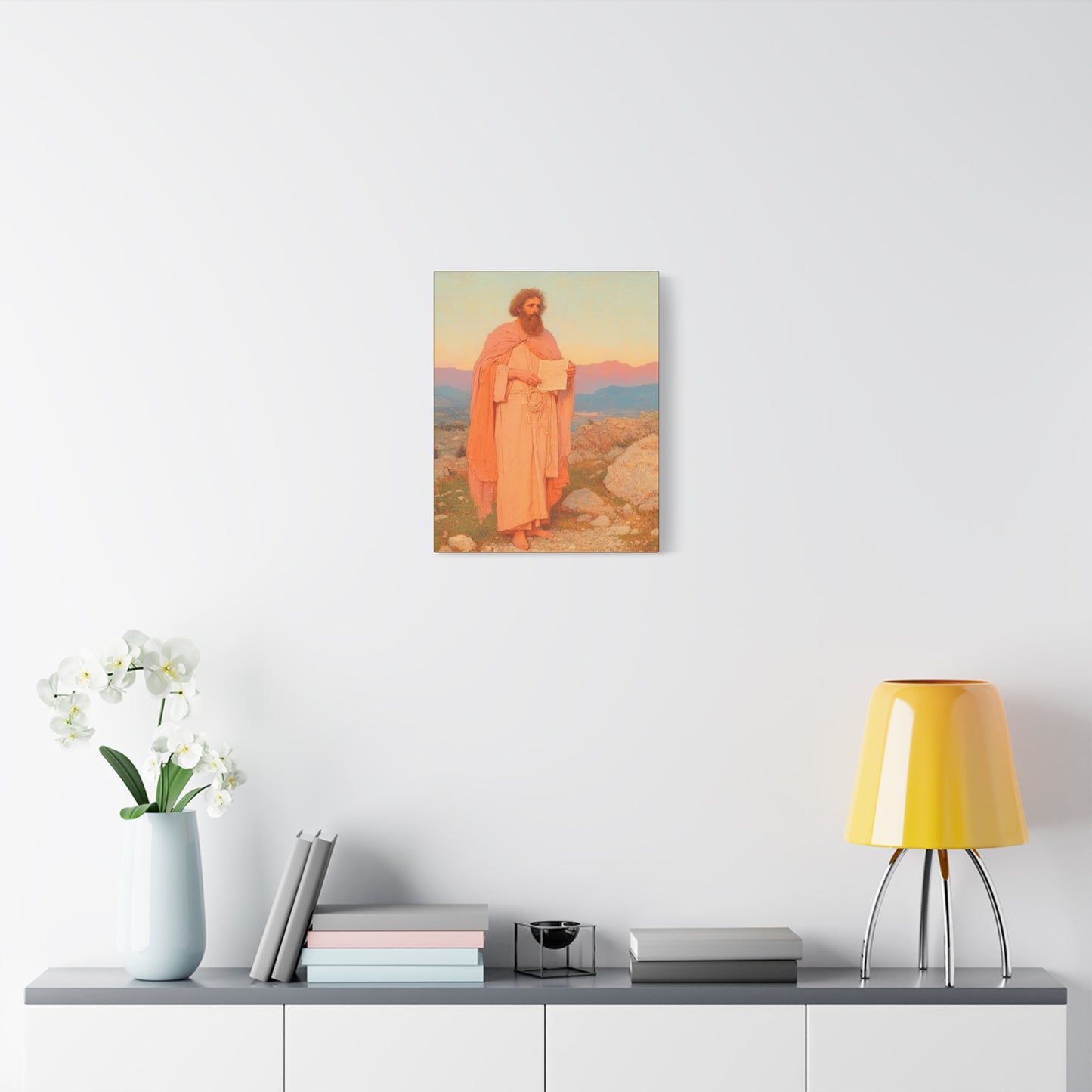 Obadiah - Keeper of the Lord's Warning and Mercy - Gallery Wrapped Canvas - Print - Religious Art for your Home - Catholic Art