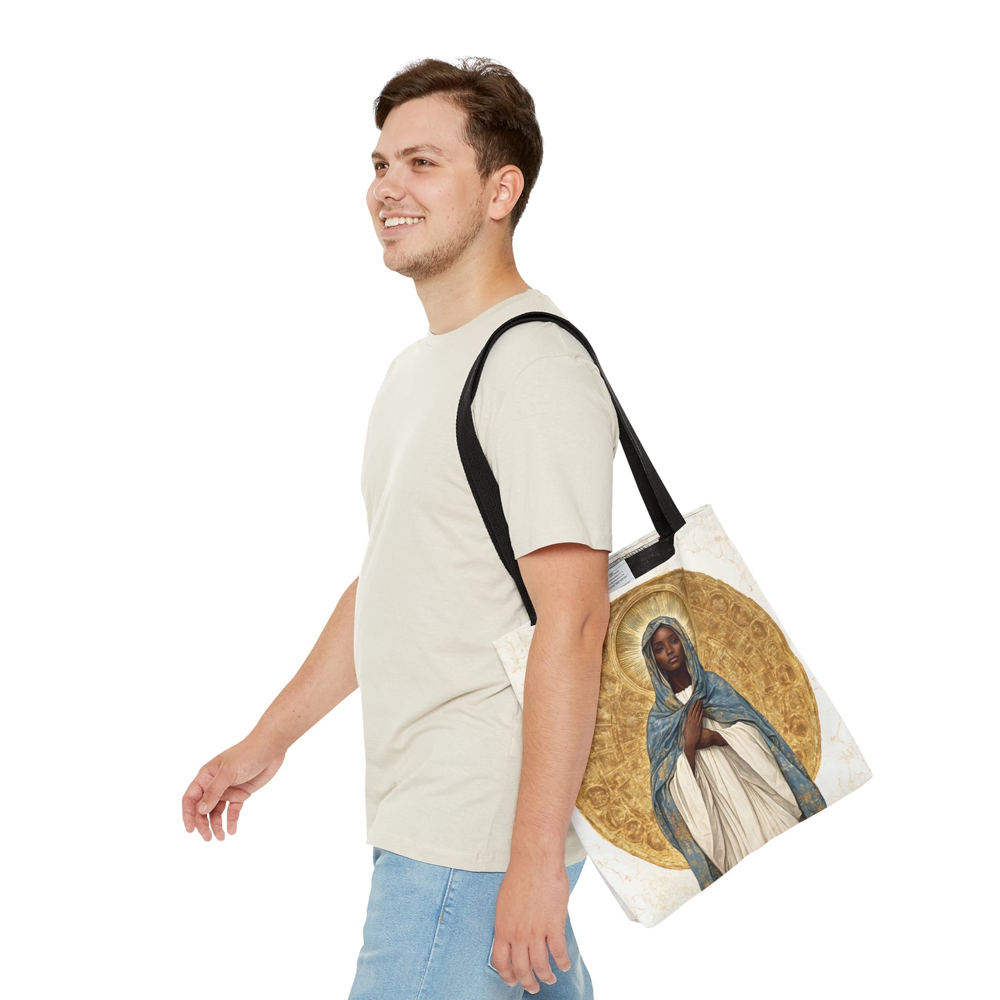 Our Lady of Kibeho- The Vision of Divine Peace Tote Bag - Large Medium Small Faith Art Bag - Catholic Faith Purse - Religious Carry All