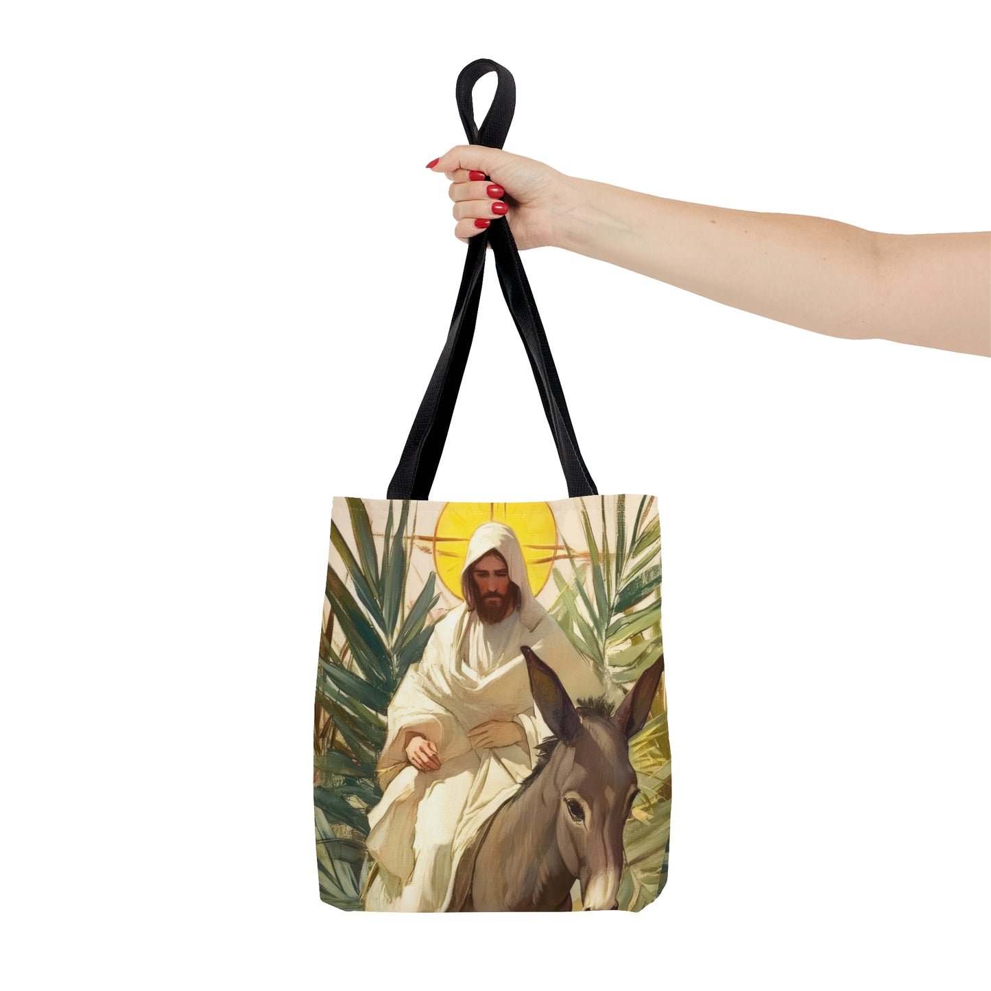 Benedictus Qui Venit (Blessed is He who comes) Tote Bag - Large Medium Small Faith Art Bag - Catholic Faith Purse - Double Sided