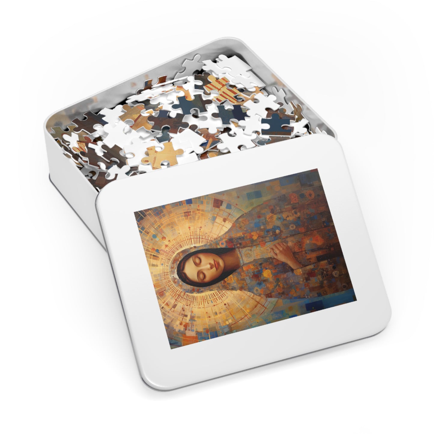 The Virgin of the Americas : Our Lady of Guadalupe - Puzzle and Keepsake Tin - Jigsaw Puzzle (30, 110, 252, 500,1000-Piece) - Religious