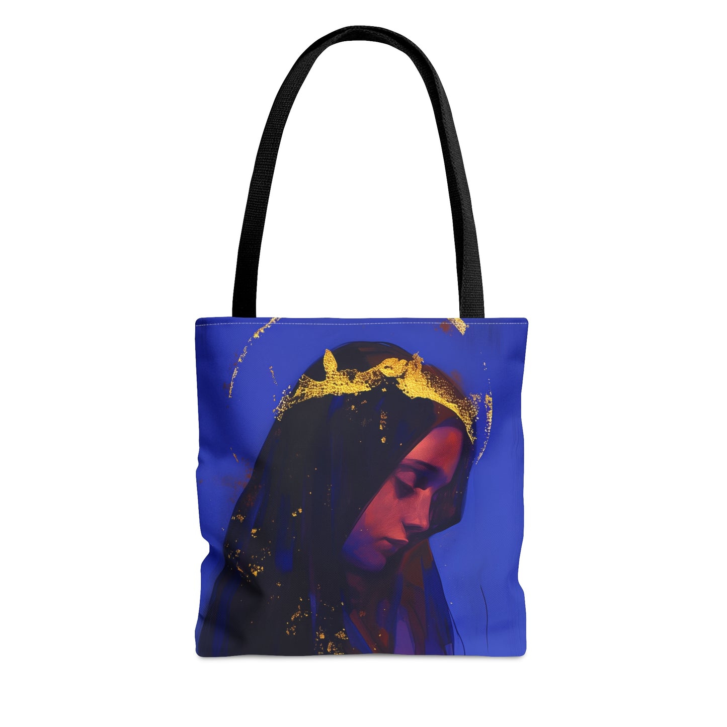 Mary, Mother of God - Queen of Heaven and Earth Tote Bag - Large Medium Small Faith Art Bag - Catholic Faith Purse - Religious Carry All