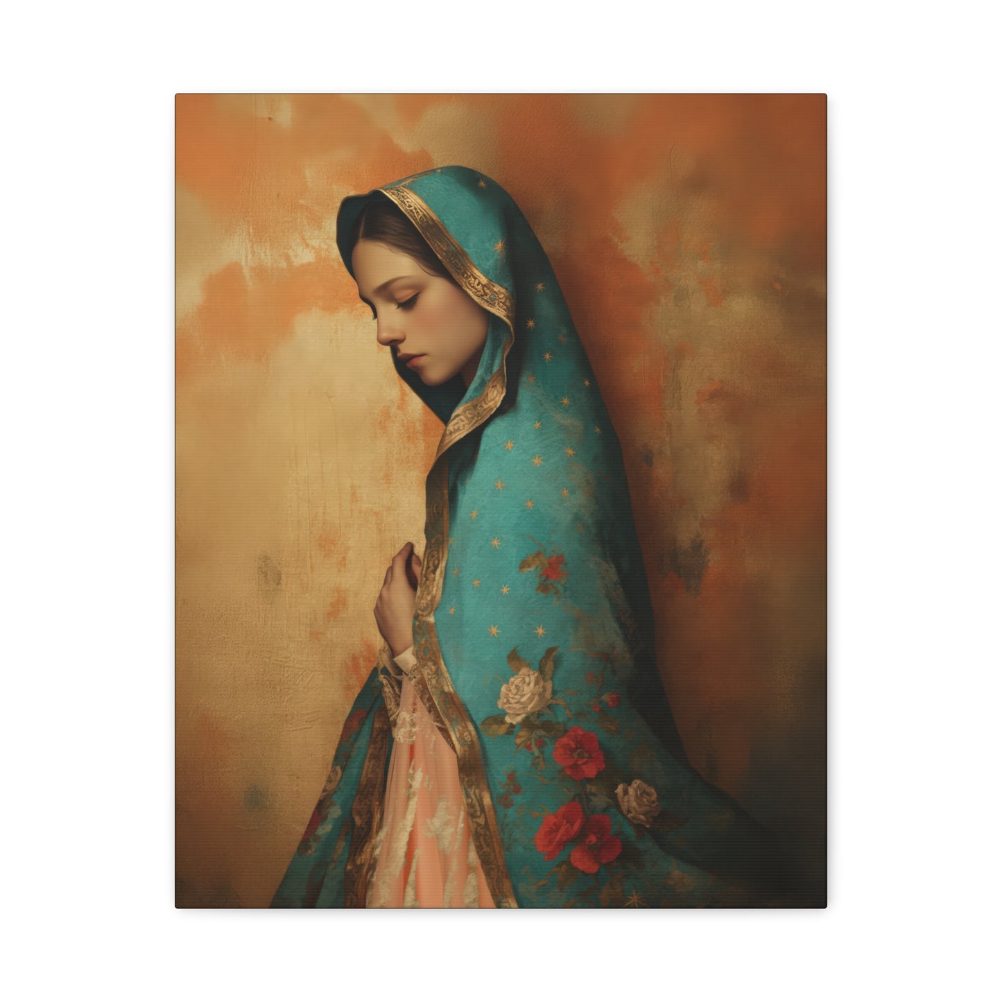 Our Lady of Guadalupe - Gallery Wrapped Canvas - Print - Religious Art for your Home - Catholic Art
