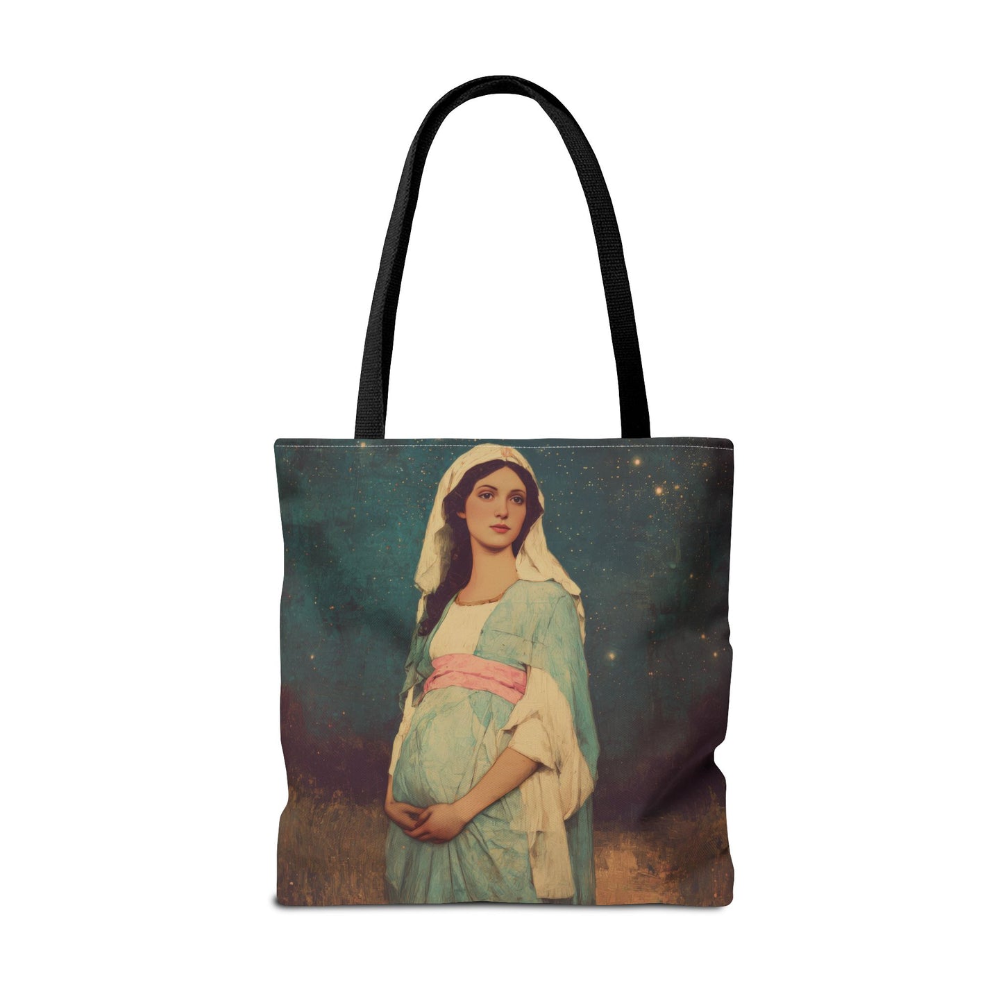 Our Lady of 'O' - Our Lady of Expectation - Mother Mary - Marian Art - Tote Bag - Large Medium Small Faith Art Bag - Tote Purse