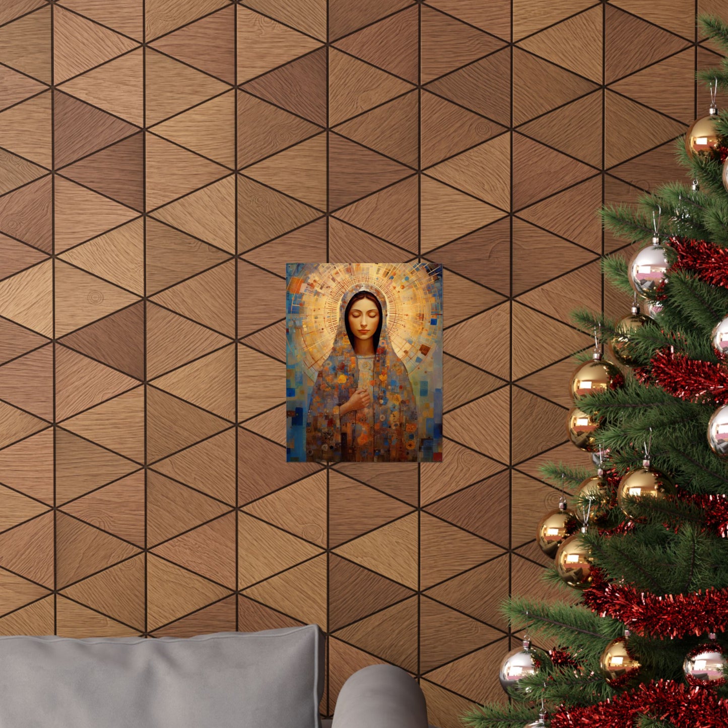 The Virgin of the Americas : Our Lady of Guadalupe - Sanctified Souls Print - Multiple Sizes - Premium Matte Vertical Posters