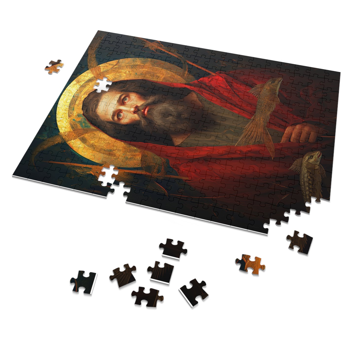 Saint Andrew - Puzzle and Keepsake Tin - Religious Jigsaw Puzzle (30, 110, 252, 500,1000-Piece) - Religious Puzzle