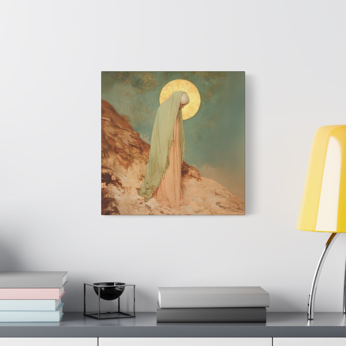 Saint Melania the Elder - Desert Mother - Gallery Wrapped Canvas - Print - Religious Art for your Home - Catholic Art Print