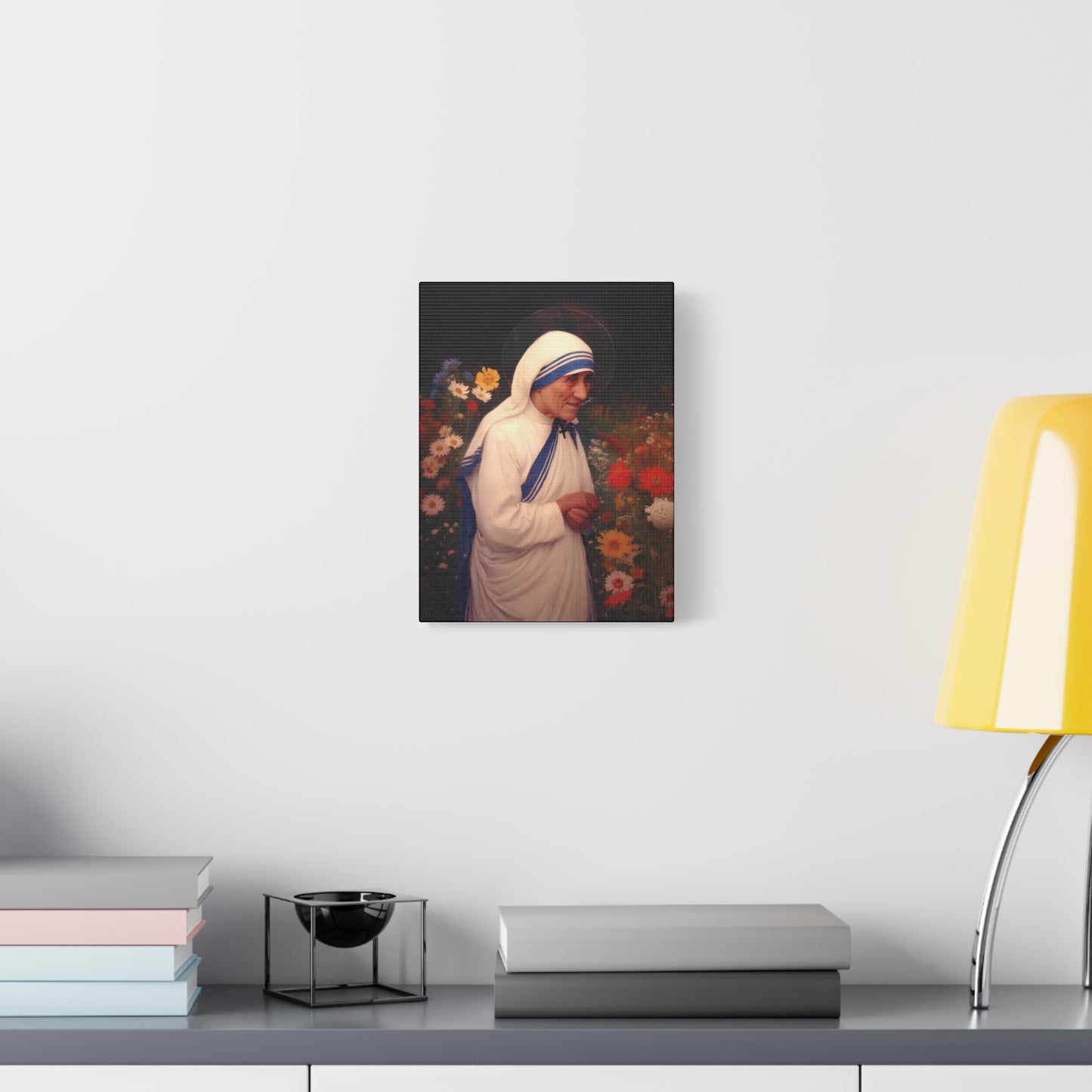 Saint Teresa of Calcutta -  Museum Wrapped Canvas - Sanctified Souls Print - Religious Art for your Home - Catholic Patron Saint Art