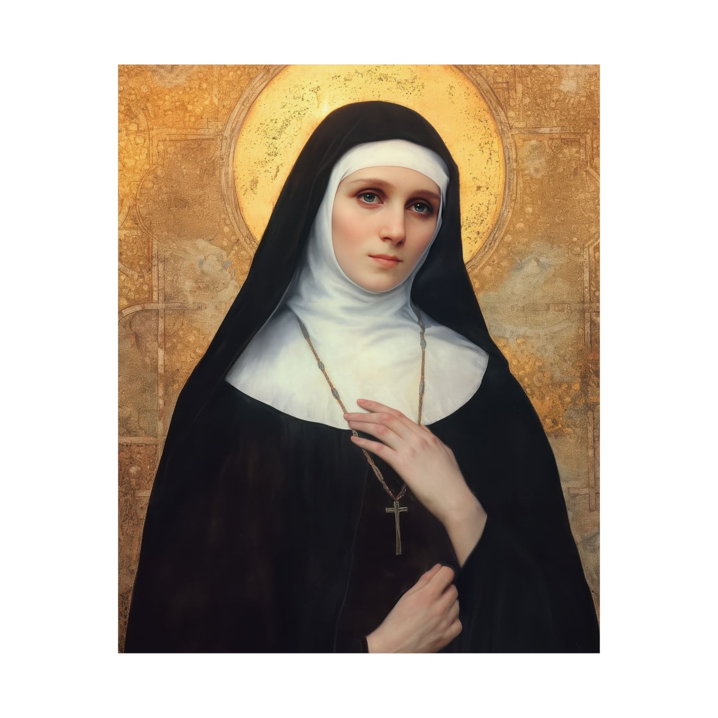 Saint Benedetta Cambiagio Poster Print - Sanctified Souls Print - Multiple Sizes - Premium Posters - Catholic Art for your home