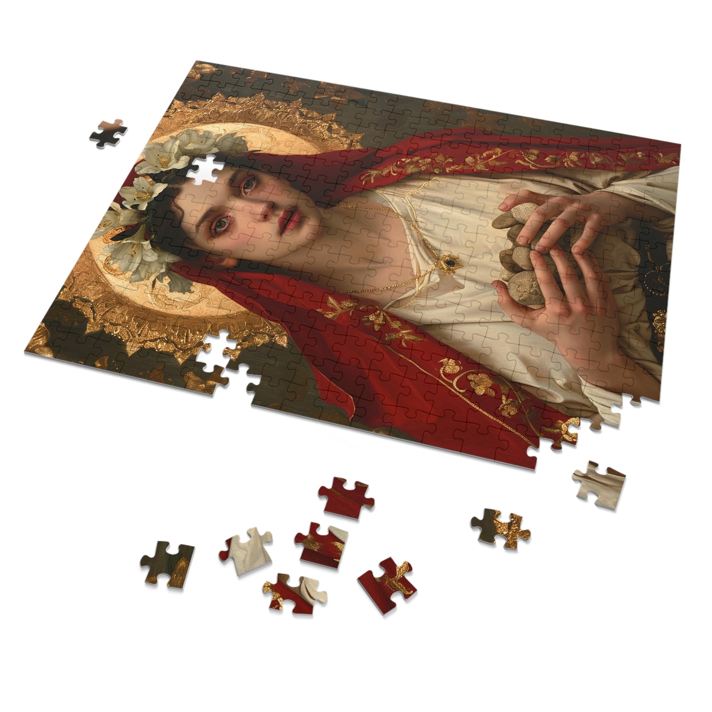 Saint Emerentiana - Puzzle and Keepsake Tin - Jigsaw Puzzle (30, 110, 252, 500,1000-Piece) - Religious Puzzle