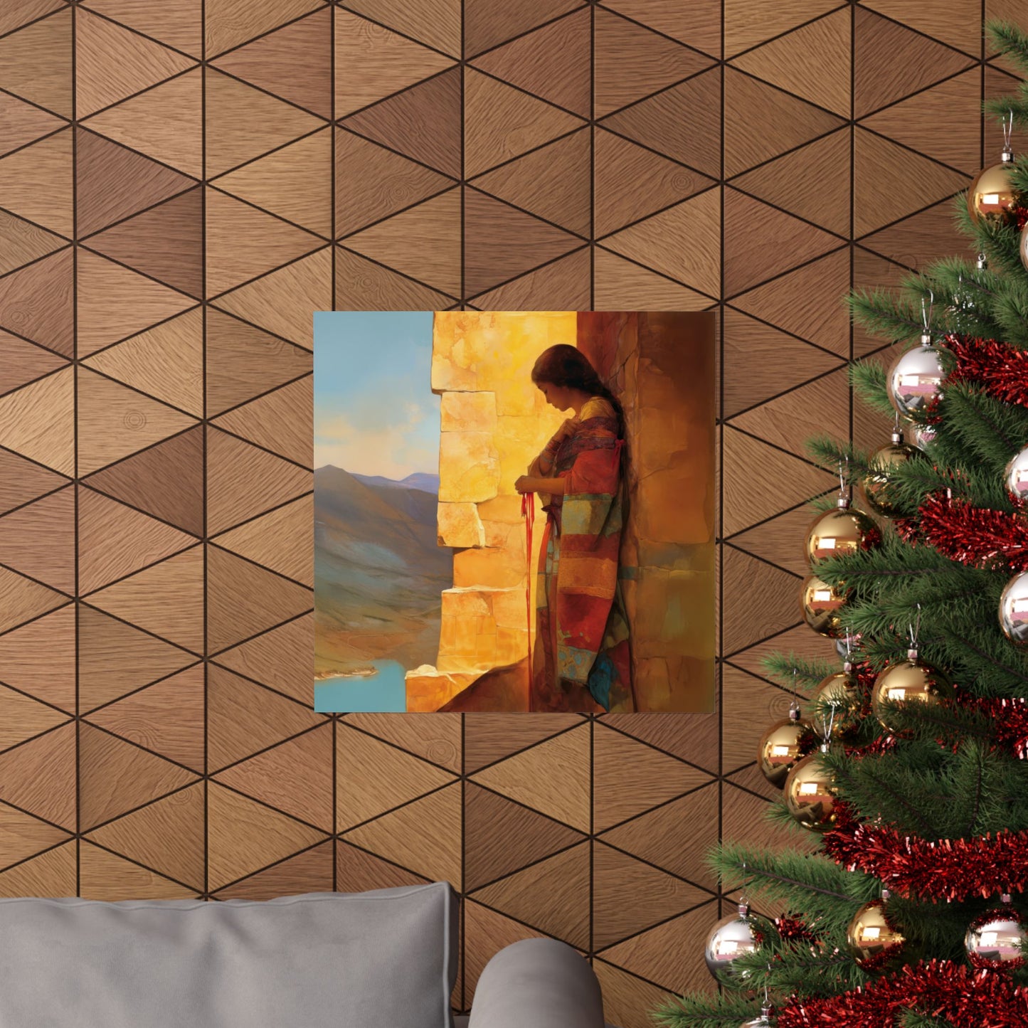 A Thread Through the Line of Christ - Rahab - Sanctified Souls Print - Multiple Sizes - Premium Matte Vertical Posters