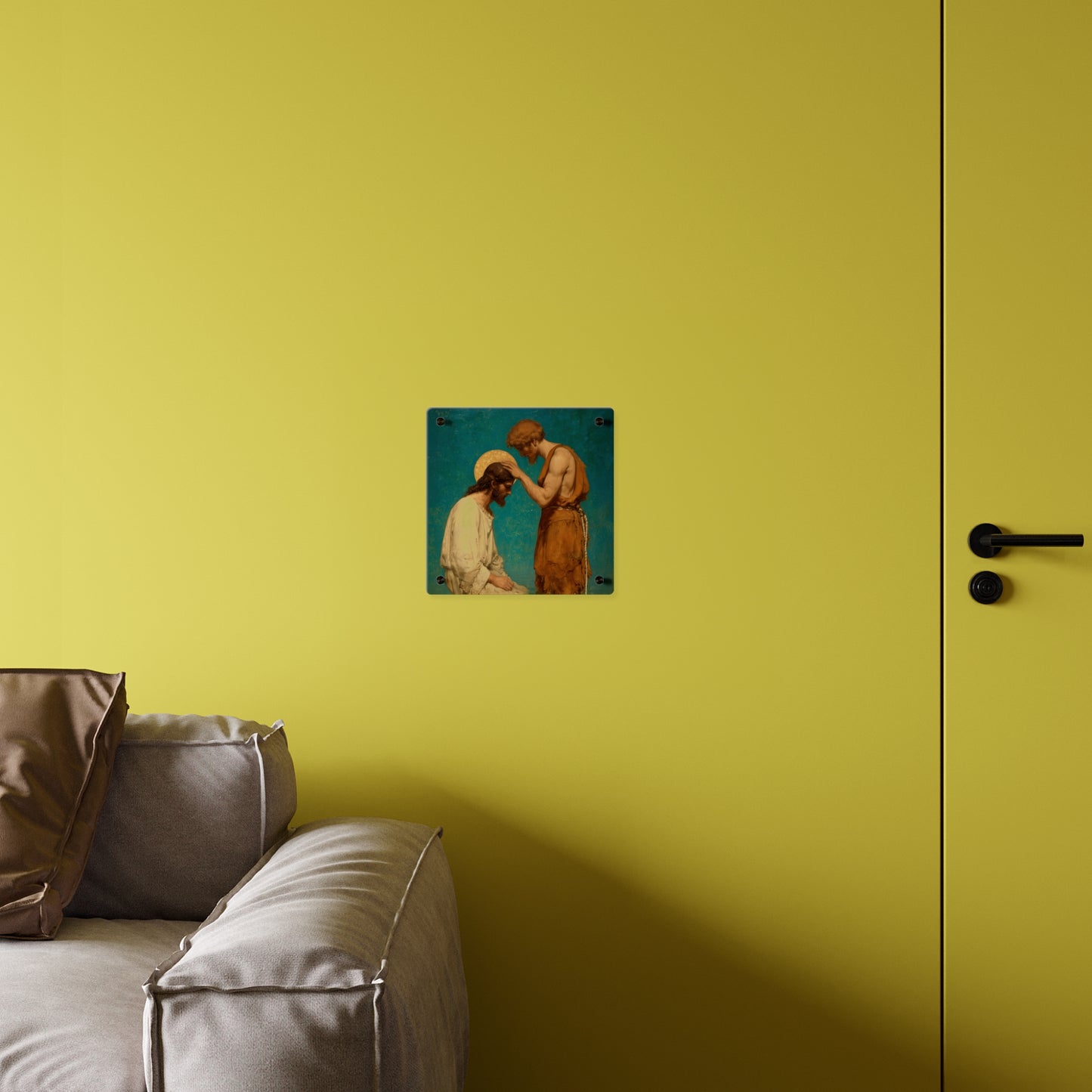Saint John the Baptist, The Prophet and the Promise - Acrylic Wall Art Panel - Ready to Hang Acrylic Print - Catholic Saint Art