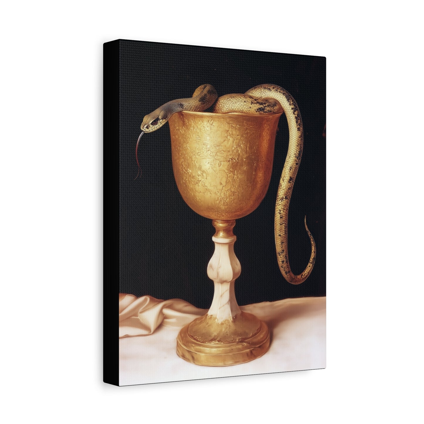 Saint John's Chalice - Gallery Wrapped Canvas - Print - Religious Art for your Home - Catholic