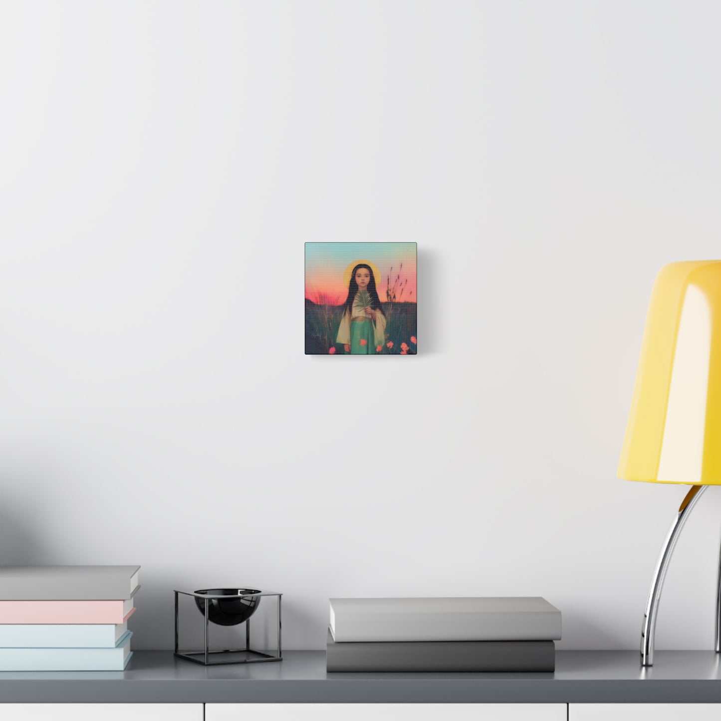 Saint Charity - Multiple Sizes - Catholic Home art - Museum Wrapped Canvas - Sanctified Souls Print - Martyr Saint