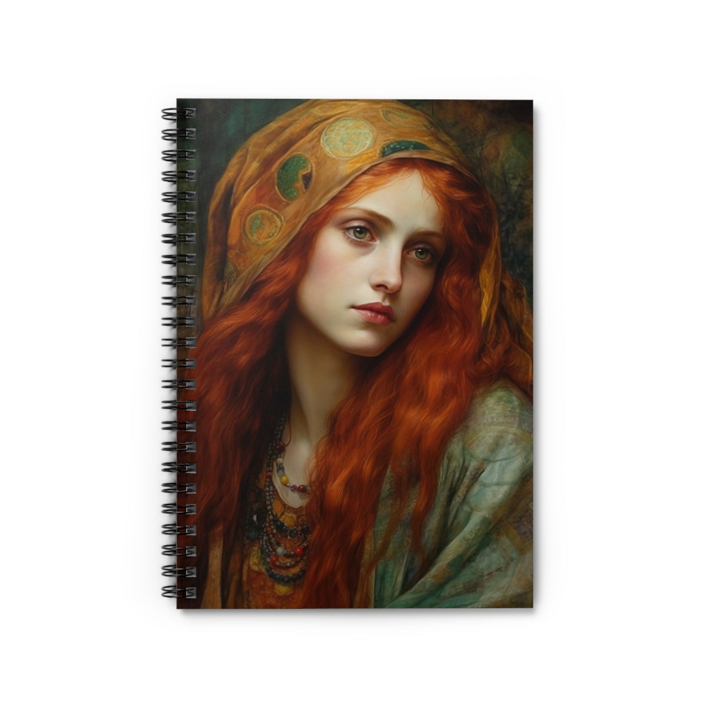 Mary Magdalene's Inner Peace Journal - Sanctified Souls Art - Religious Based Notebook - Spiral Notebook - Ruled Line