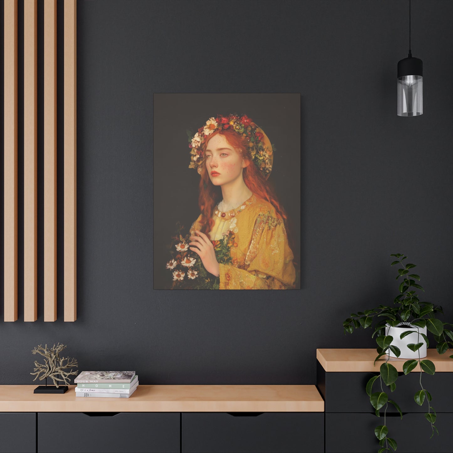 Radiance of Repentance - Mary Magdalene's Renewal - Museum Wrapped Canvas - Print - Religious Art for your Home - Prayer Room - Catholic