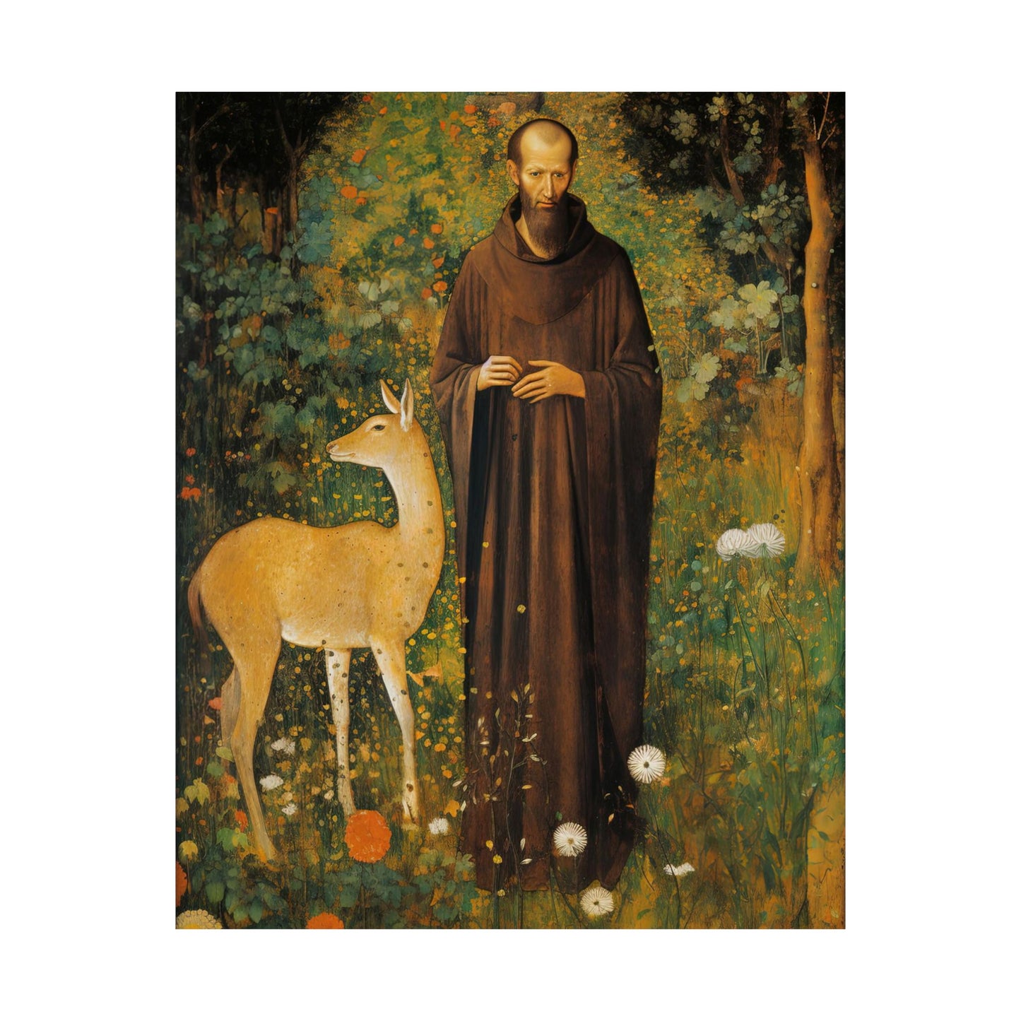 Saint Giles - Sanctified Souls Print - Multiple Sizes - Premium Matte Vertical Posters