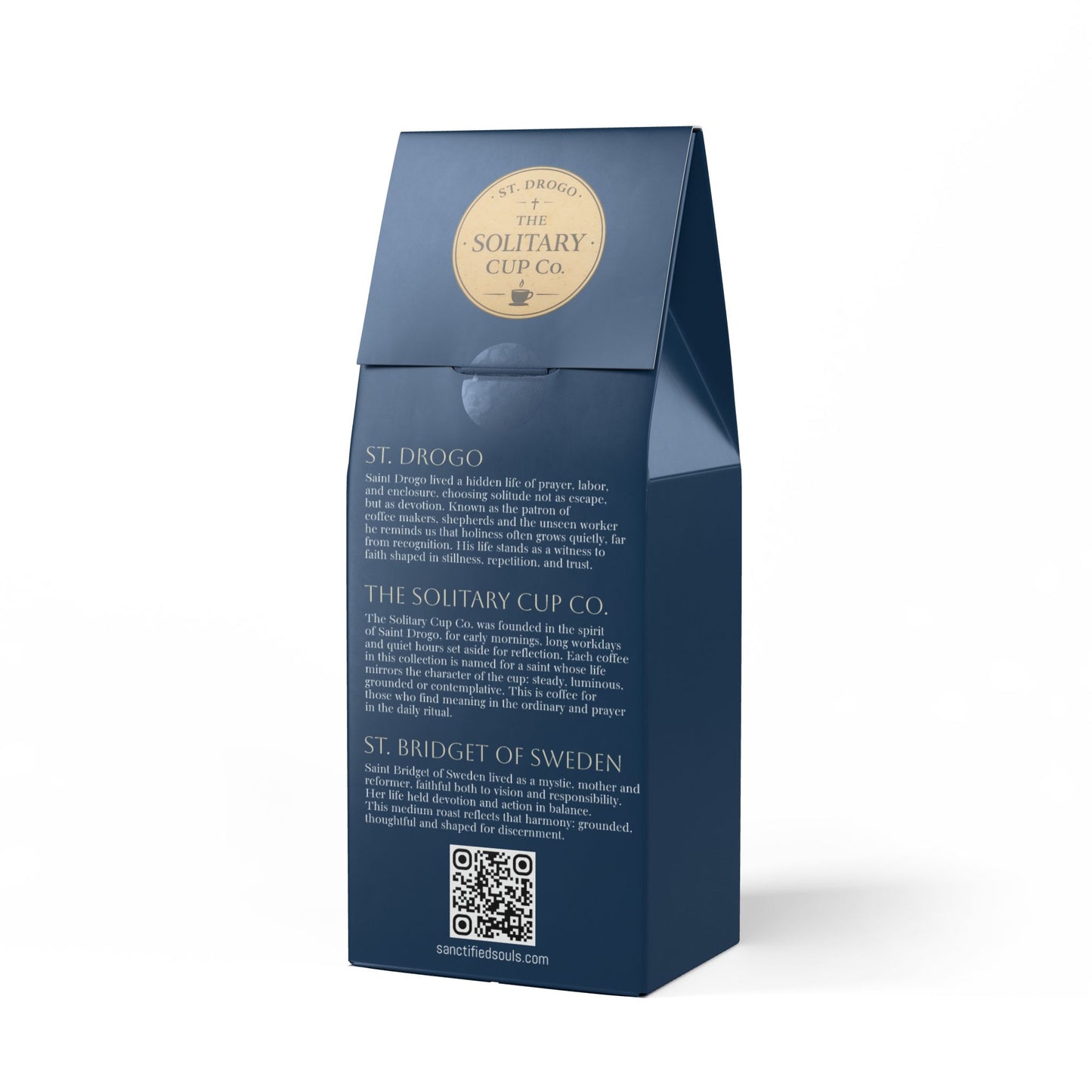 St. Bridget of Sweden - Prophetic Hearth Blend (Medium Roast) - St. Drogo - The Solitary Cup Co. - Artisan Catholic Saint Inspired Coffee - 12 oz.