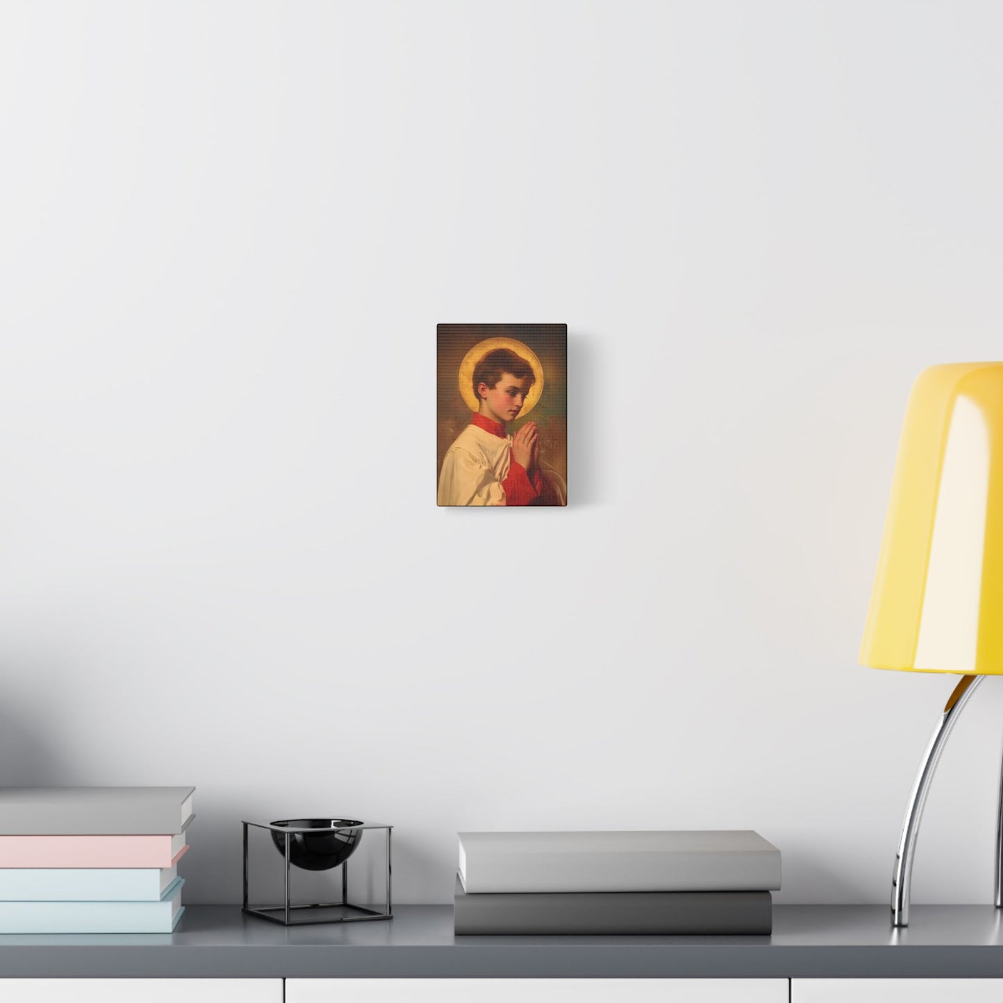 Saint Dominic Savio - Museum Wrapped Canvas - Print - Religious Art for your Home - Christian print - Prayer Room Art - Catholic