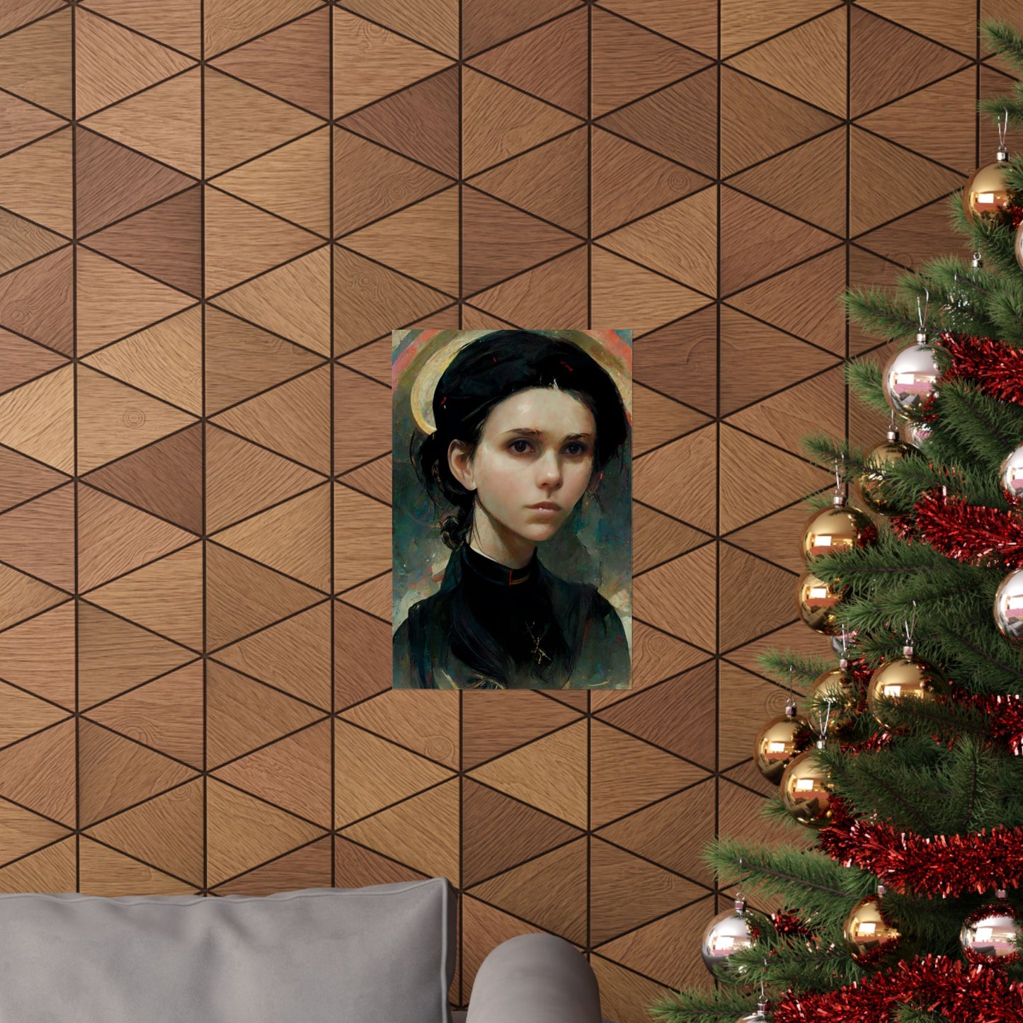 Saint Gemma Galgani - Sanctified Souls Print - Multiple Sizes - Premium Matte Vertical Posters