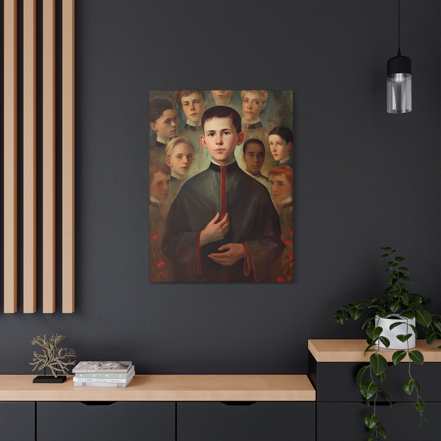 Saint John Berchmans Canvas Print - Multiple Sizes - Catholic Home art - Museum Wrapped Canvas - Sanctified Souls Print