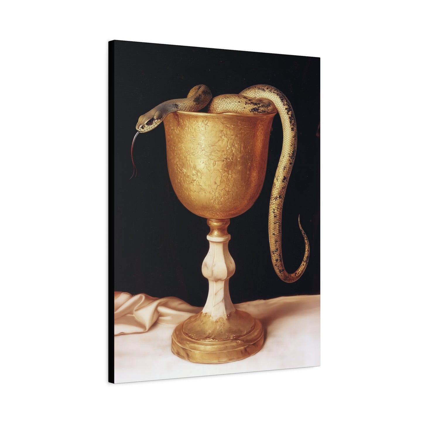 Saint John's Chalice - Gallery Wrapped Canvas - Print - Religious Art for your Home - Catholic