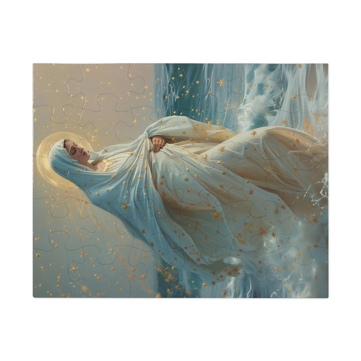 Guiding Light - Our Lady, Star of the Sea - Puzzle & Keepsake Tin - Religious Puzzle (30, 110, 252, 500,1000-Piece) - Mary Art Puzzle