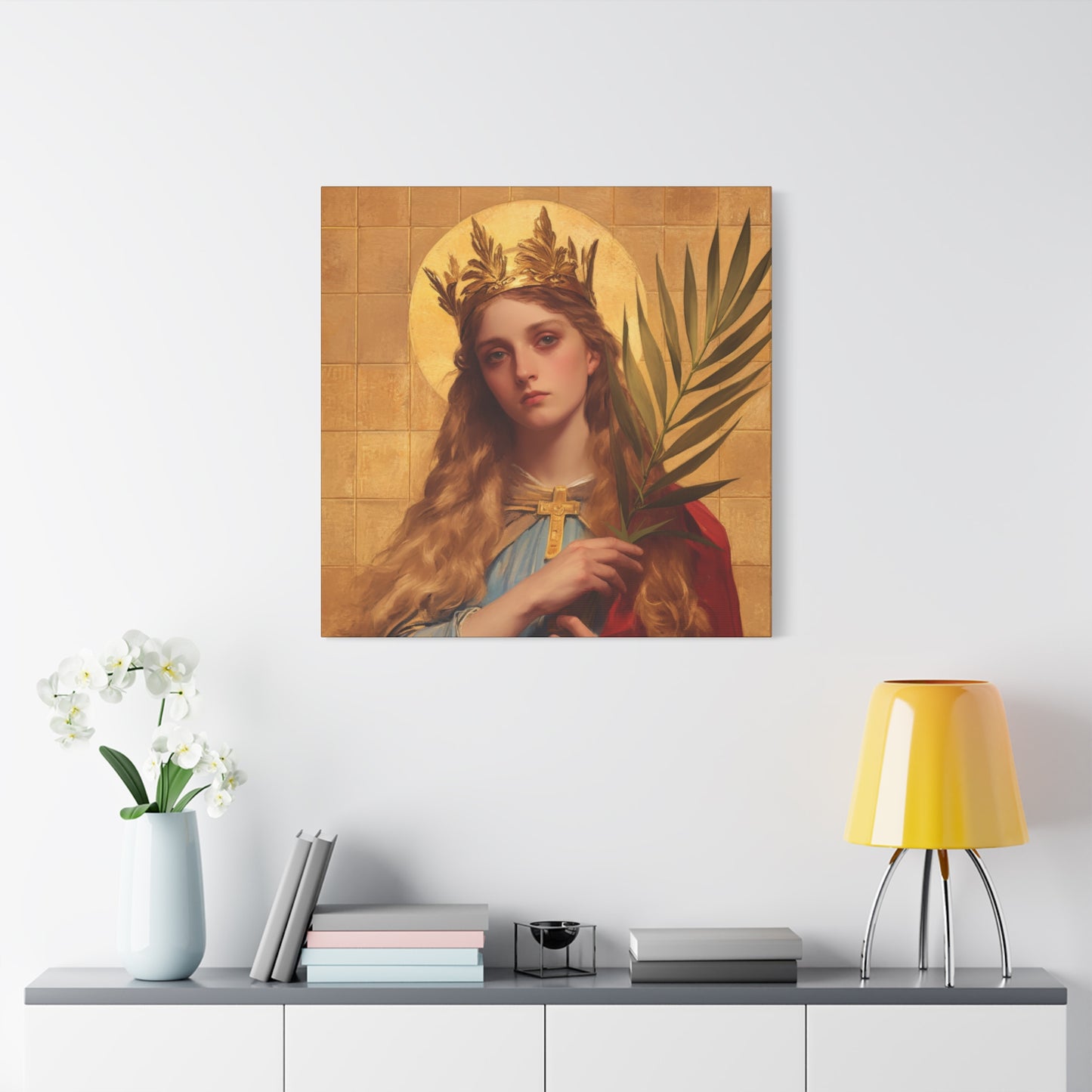 Saint Agrippina - Gallery Wrapped Canvas - Print - Religious Art for your Home - Catholic Art