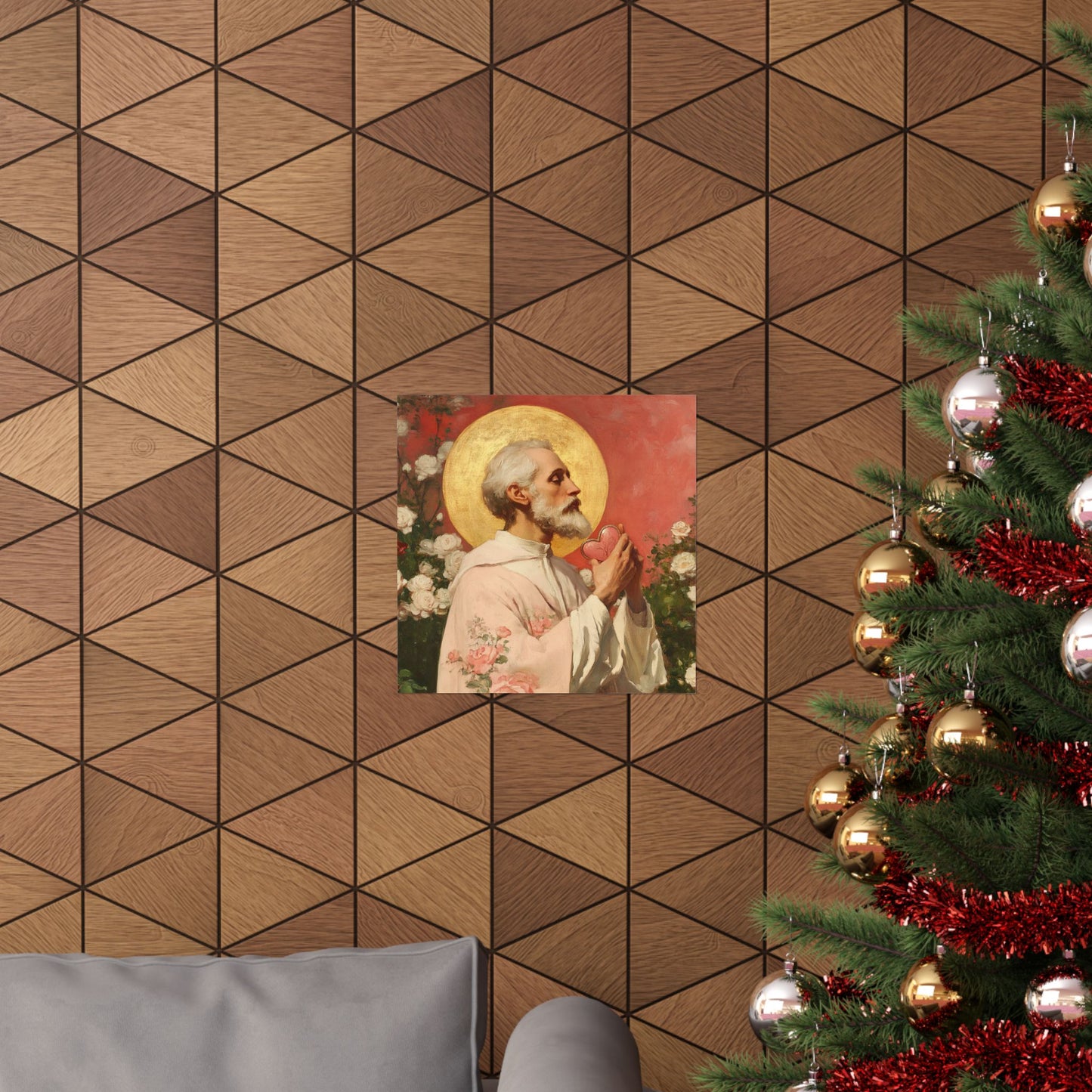Saint Valentine -  Catholic Art - Multiple Sizes - Premium Posters - Catholic Art - Christian Home - Catholic Saint Art