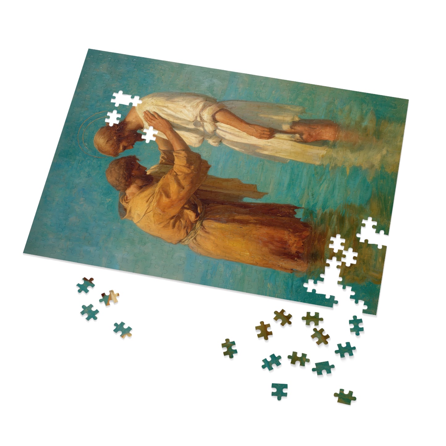 Saint John the Baptist, Servant of the Dawn - Puzzle & Keepsake Tin - Religious Jigsaw Puzzle (30, 110, 252, 500,1000-Piece) - Catholic