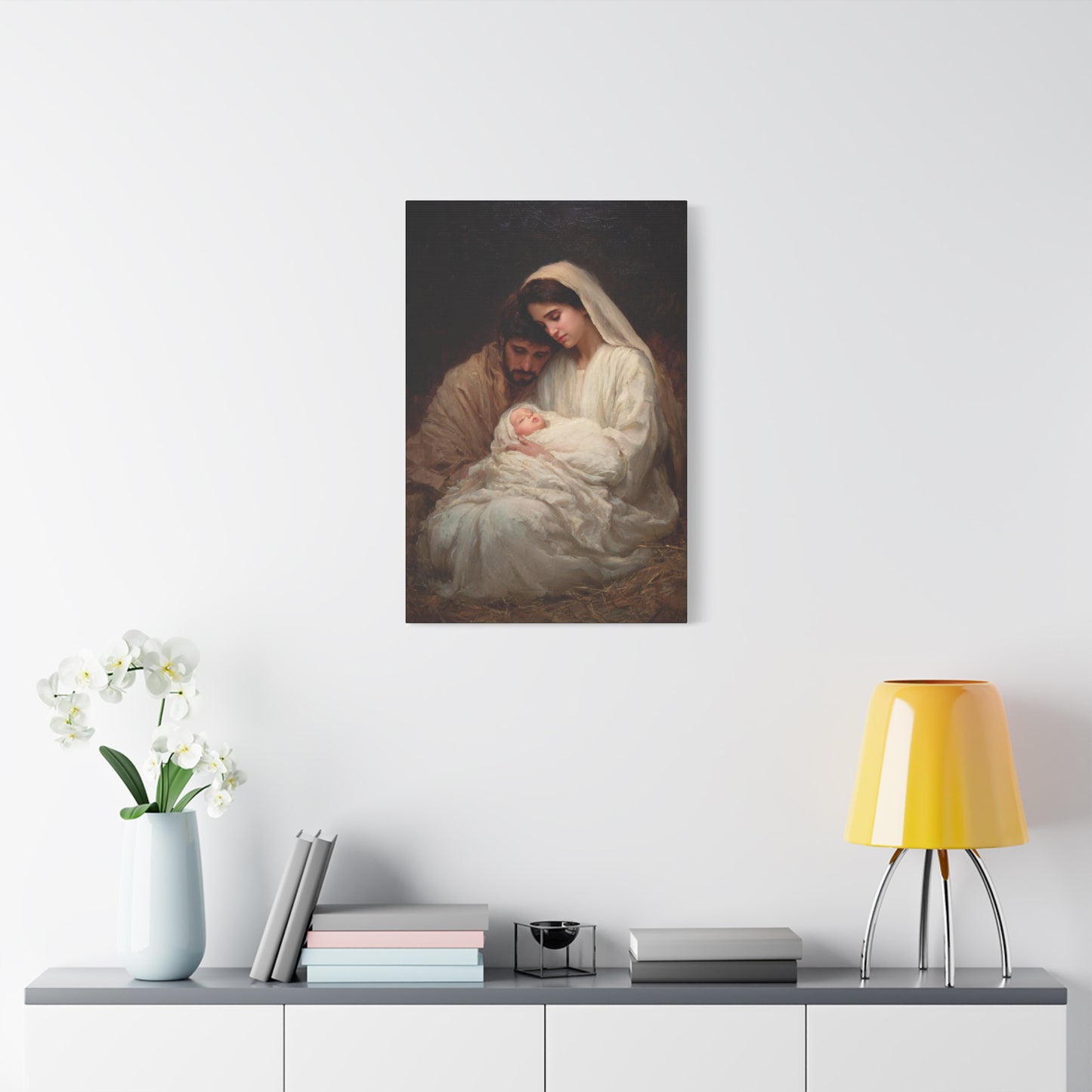 The Quiet Kingdom of the Holy Family - Gallery Wrapped Canvas - Print - Religious Art for your Home - Catholic