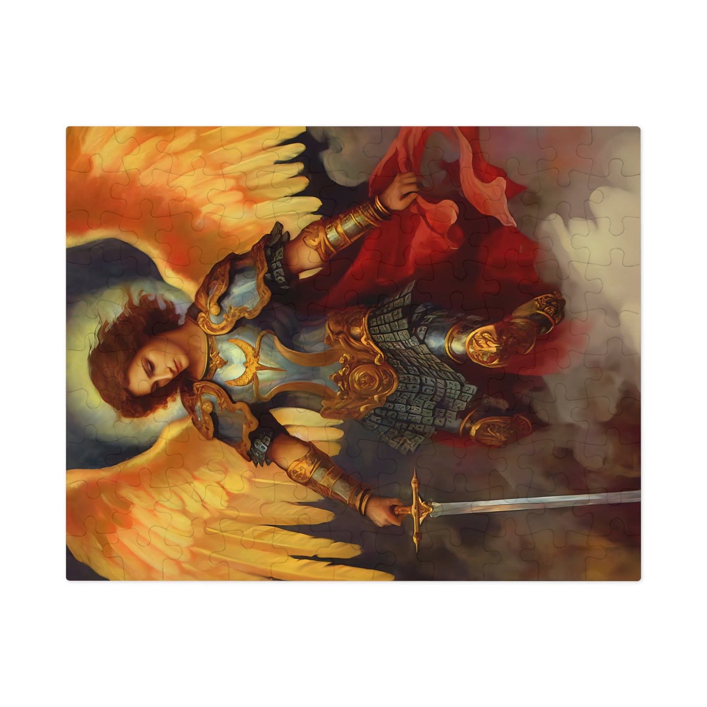 Saint Michael the Archangel - Puzzle and Keepsake Tin - Religious Jigsaw Puzzle (30, 110, 252, 500,1000-Piece) - Religious Puzzle