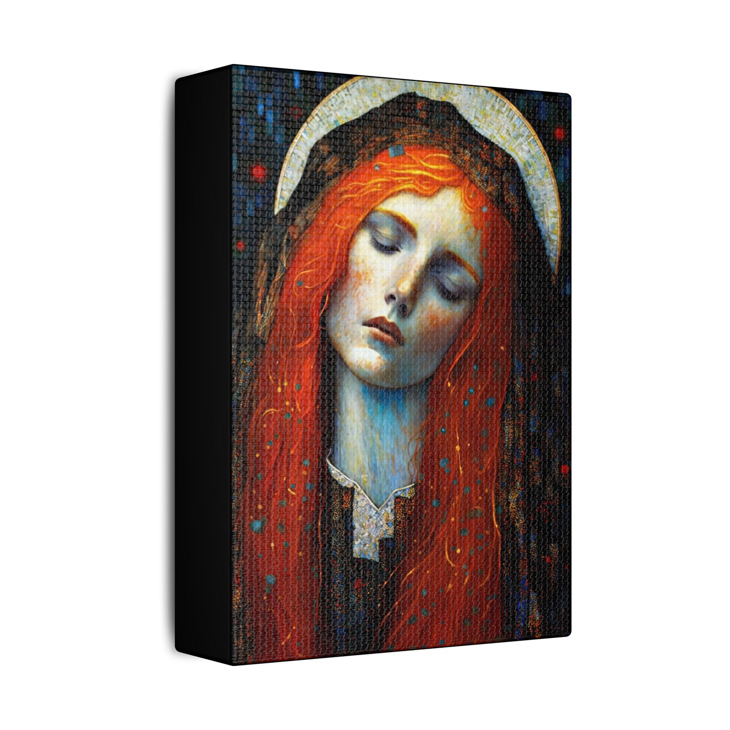 Embracing Grace - Saint Mary Magdalene Canvas Print - Multiple Sizes - Catholic Home art - Museum Wrapped Canvas - Sanctified Souls Print