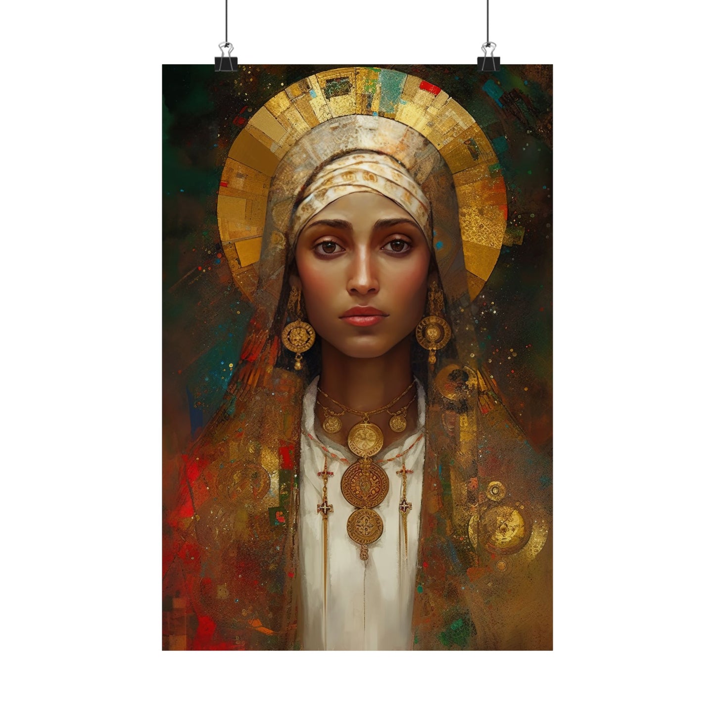 Saint Julia of Carthage - Sanctified Souls Print - Multiple Sizes - Premium Matte Vertical Posters