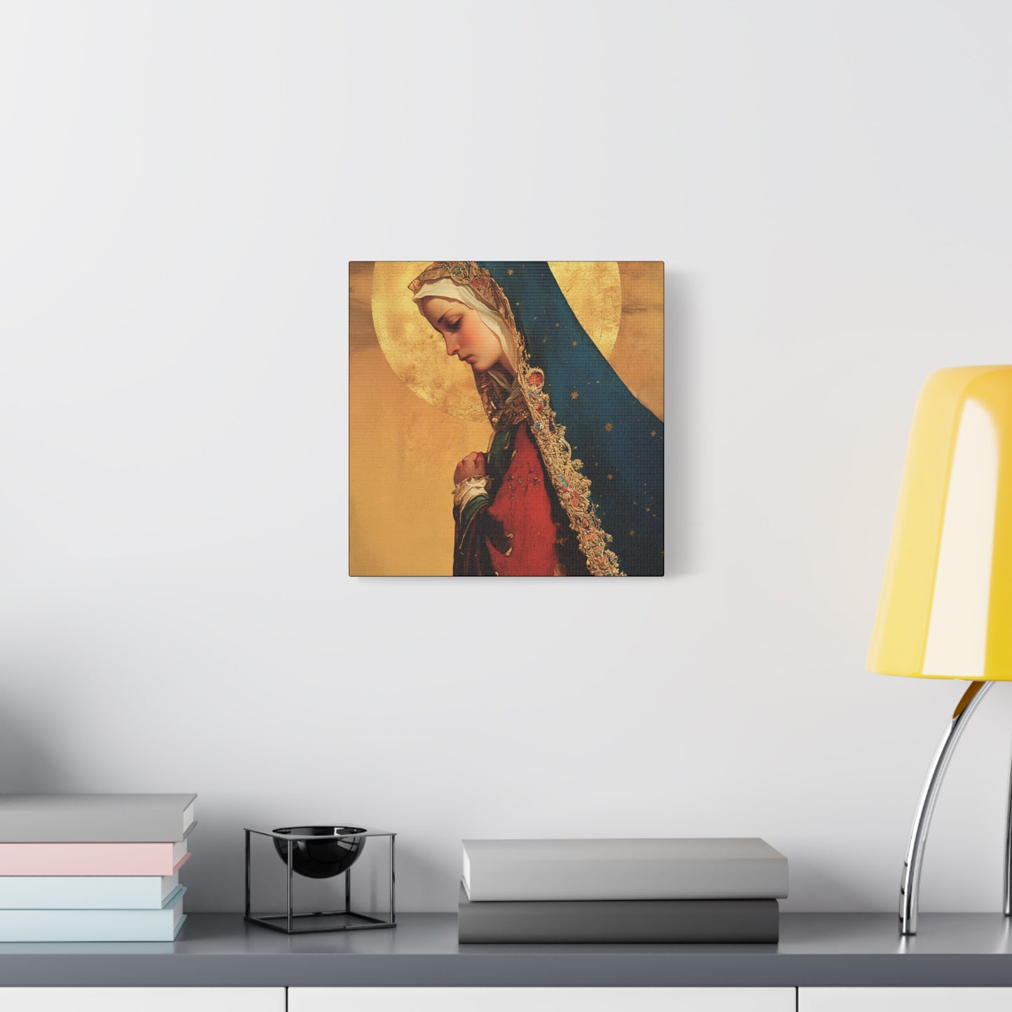 Our Lady of Mercy / Our Lady of Ransom - Multiple Sizes - Catholic Home art - Museum Wrapped Canvas - Sanctified Souls Print - Mother Mary