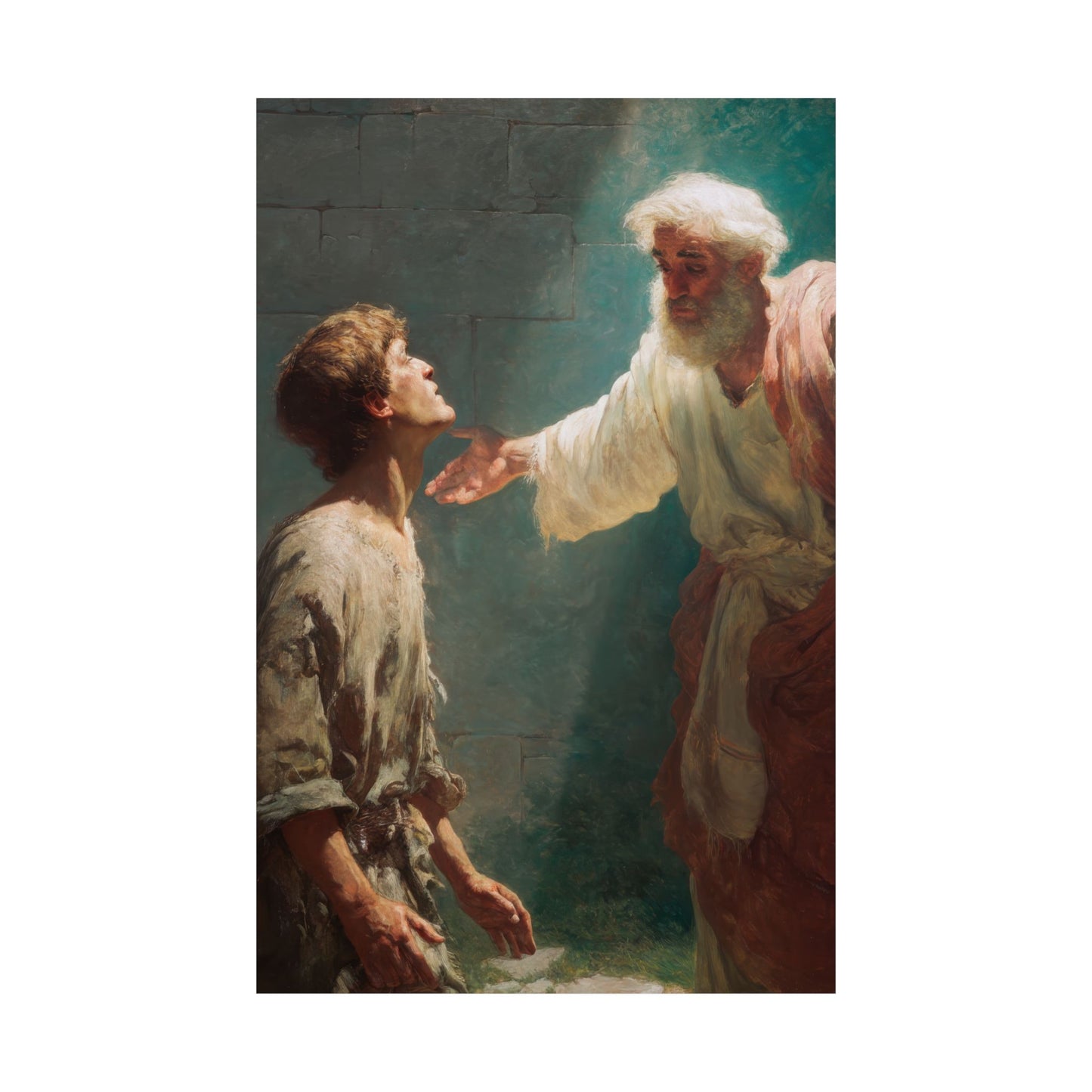 Homecoming of the Prodigal Son - Sanctified Souls Print - Multiple Sizes - Premium Matte Vertical Posters