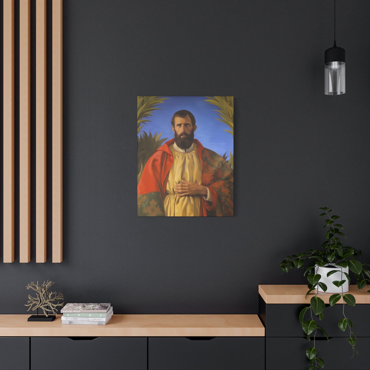 Saint Thomas the Apostle - Museum Wrapped Canvas - Sanctified Souls Print - Religious Art for your Home
