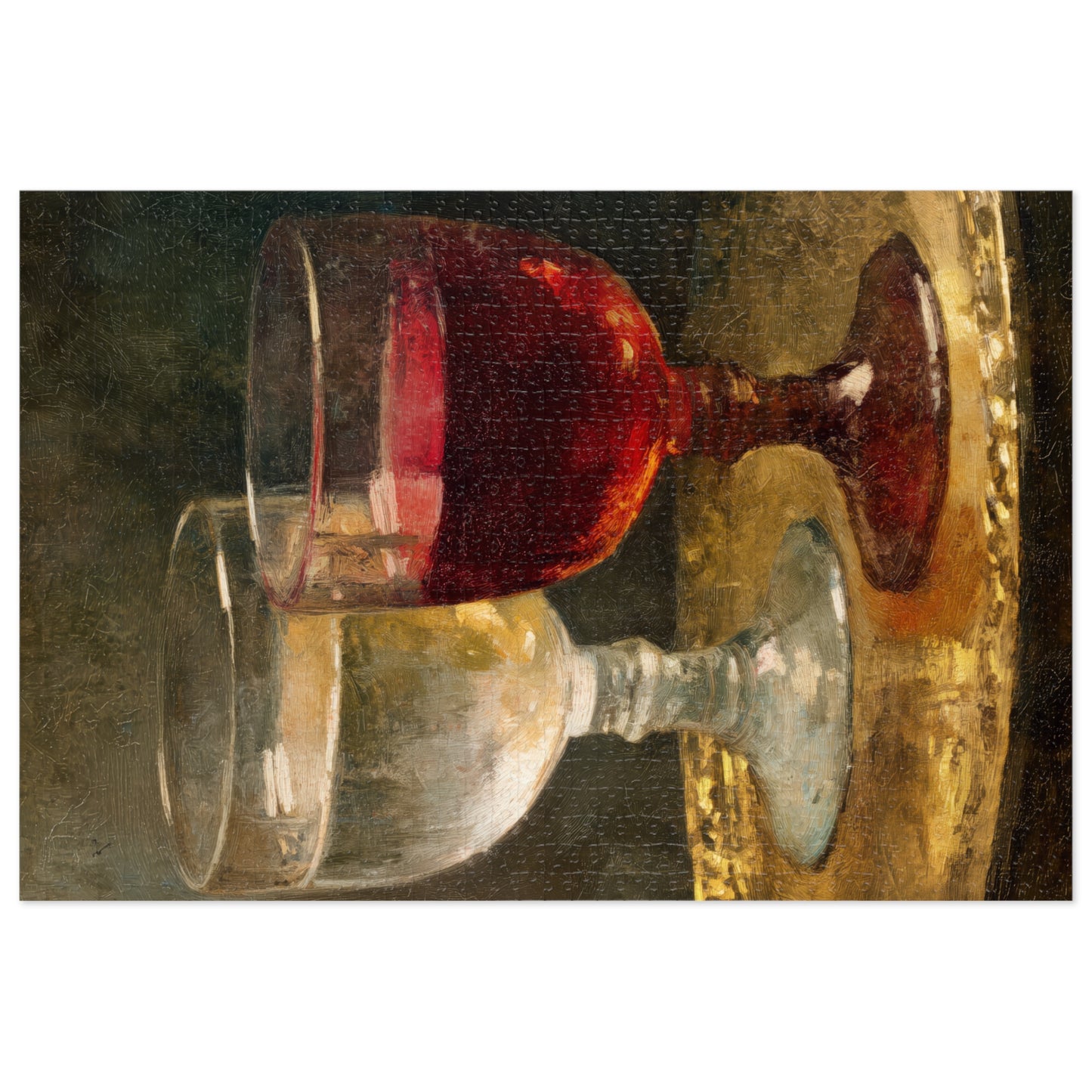 Cana and the Miracle of Abundance - Water into Wine - Puzzle & Keepsake Tin - Religious Jigsaw Puzzle (30, 110, 252, 500,1000-Piece)