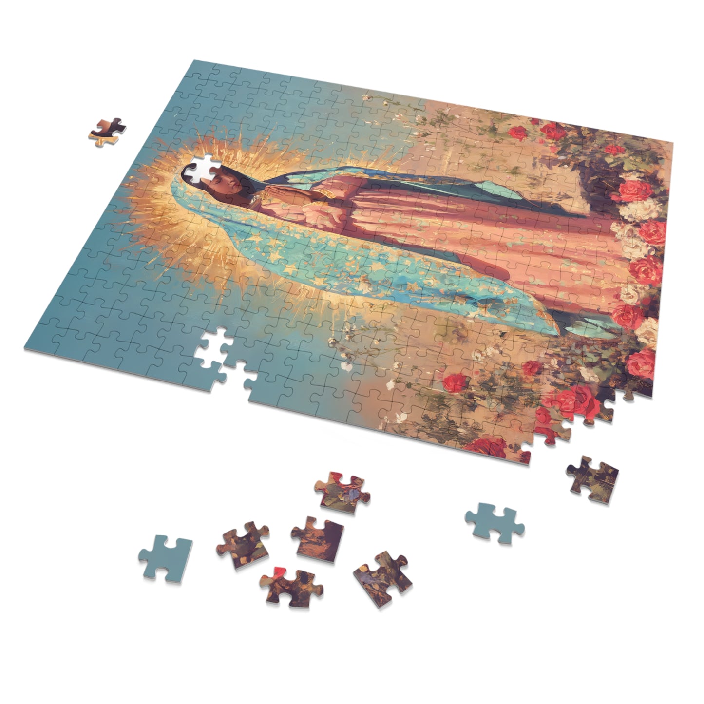 Our Lady of Guadalupe - Puzzle & Keepsake Tin - Religious Jigsaw Puzzle (30, 110, 252, 500,1000-Piece)