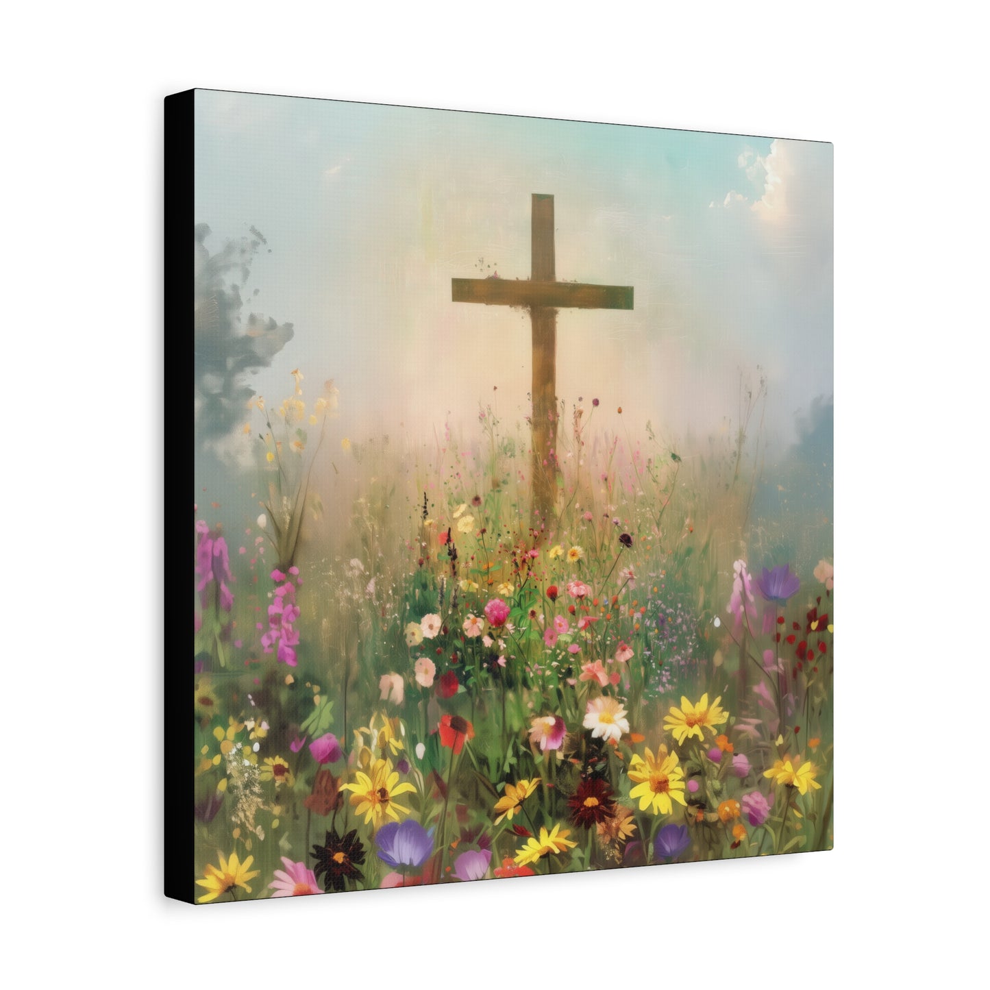 The Cross That Called the Earth to Life - Gallery Wrapped Canvas - Print - Religious Art for your Home - Catholic