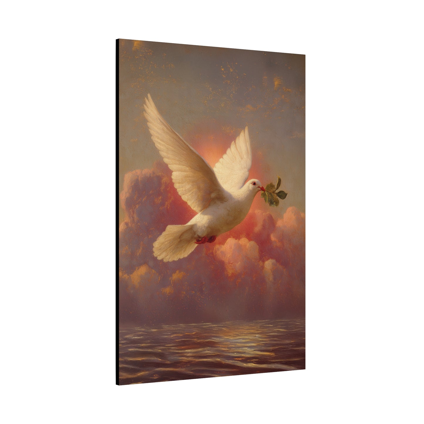 The Spirit Who Restored the Horizon - Holy Spirit - The Dove- Gallery Wrapped Canvas - Print - Religious Art for your Home - Catholic