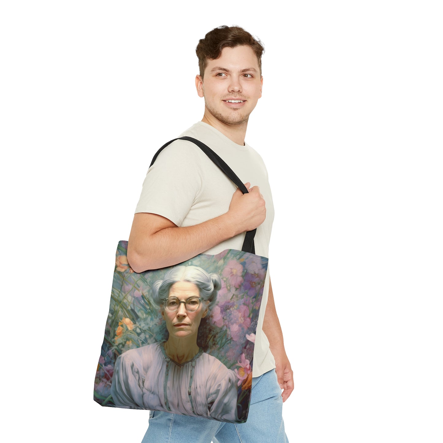 Servant of God Dorothy Day Tote Bag - Large Medium Small Faith Art Bag - Catholic Faith Purse - Religious - Reusable - Prayer Bag