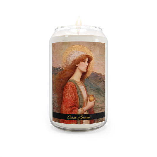 Saint Joanna - Scented Prayer Candle, 13.75oz - Tall Size - Religious Prayer Candle