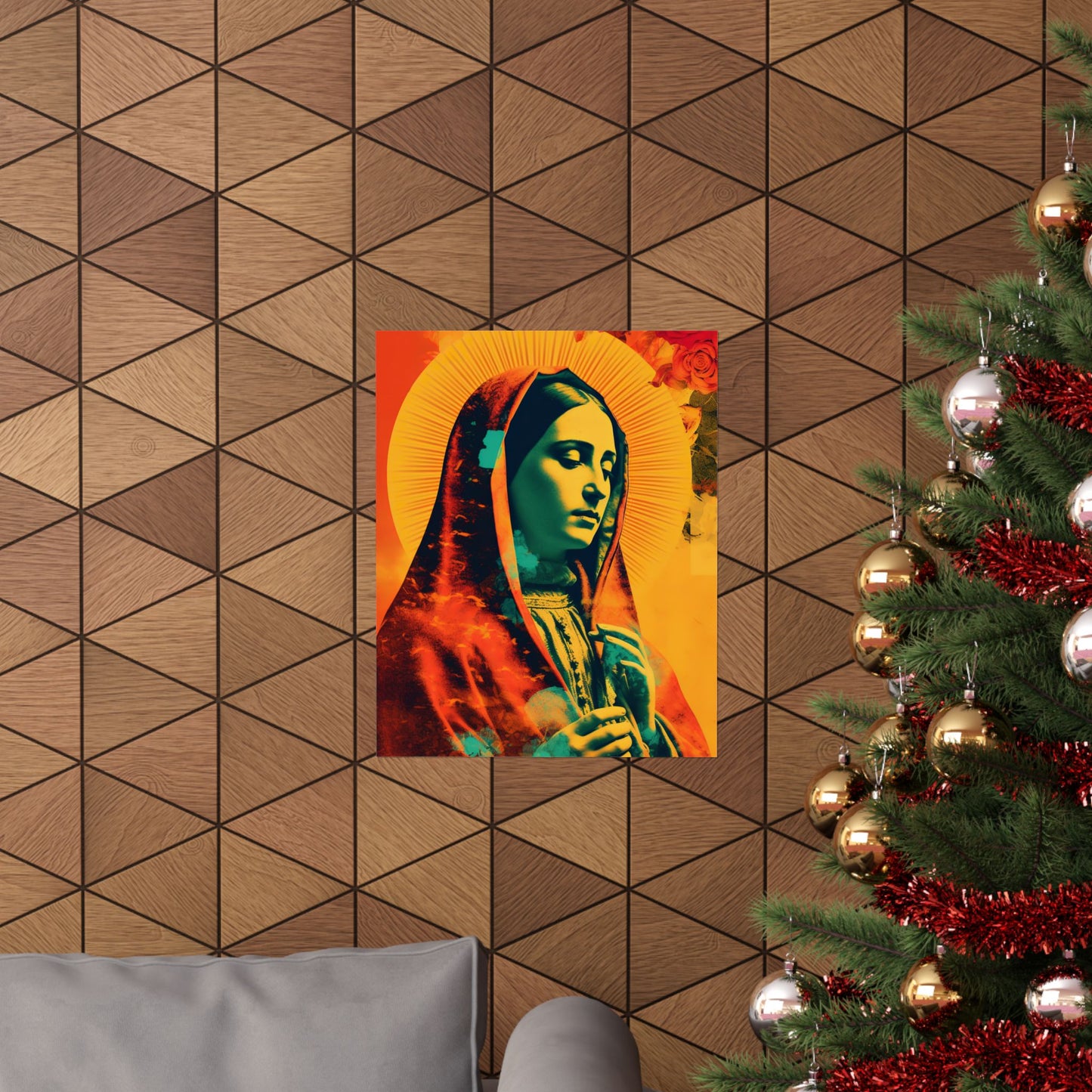 Our Lady's Abundant Love  - Sanctified Souls Print - Multiple Sizes - Premium Matte Vertical Posters - Virgin Mary