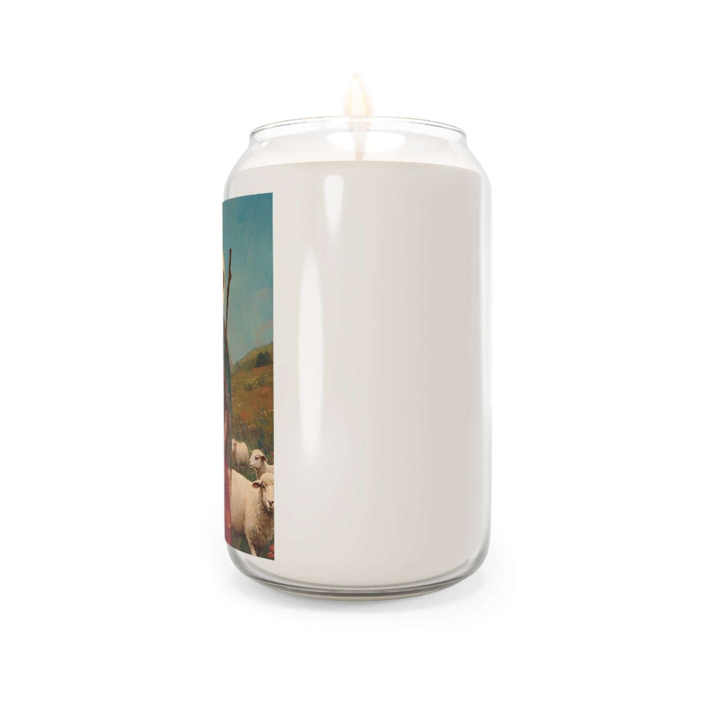 Divina Pastora - Divine Shepherdess - Marian Title - Mother Mary - Scented Prayer Candle, 13.75oz - Tall Size - Religious Prayer Candle